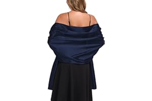 TONGFANTFL Shawls and Wraps for Evening Dresses Satin Women Long Scarf Wedding Guest Shawl