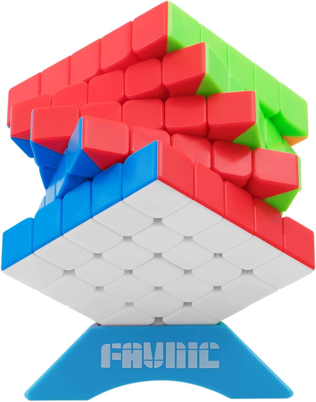 FAVNIC Magic Cube Turning Smooth Magic Cube Puzzles for Kids , Twist Brain Teasers IQ Toys (Magic Cube 5x5)