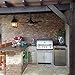 CO-Z Outdoor Kitchen Doors, 304 Brushed Stainless Steel Double BBQ Access Doors for Outdoor Kitchen, Commercial BBQ Island, Grilling Station, Outside Cabinet, Barbeque Grill, Built-in (30.5
