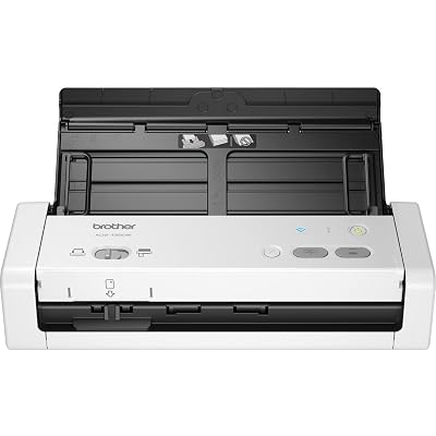 Brother Wireless Portable Compact Desktop Scanner, ADS-1250W, Easy-to-Use, Fast Scan Speeds, Ideal for Home, Home Office or On-The-Go Professionals, White