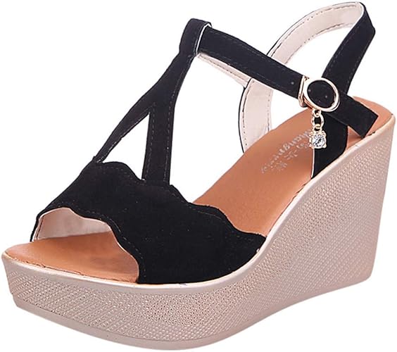 leather wedge slippers