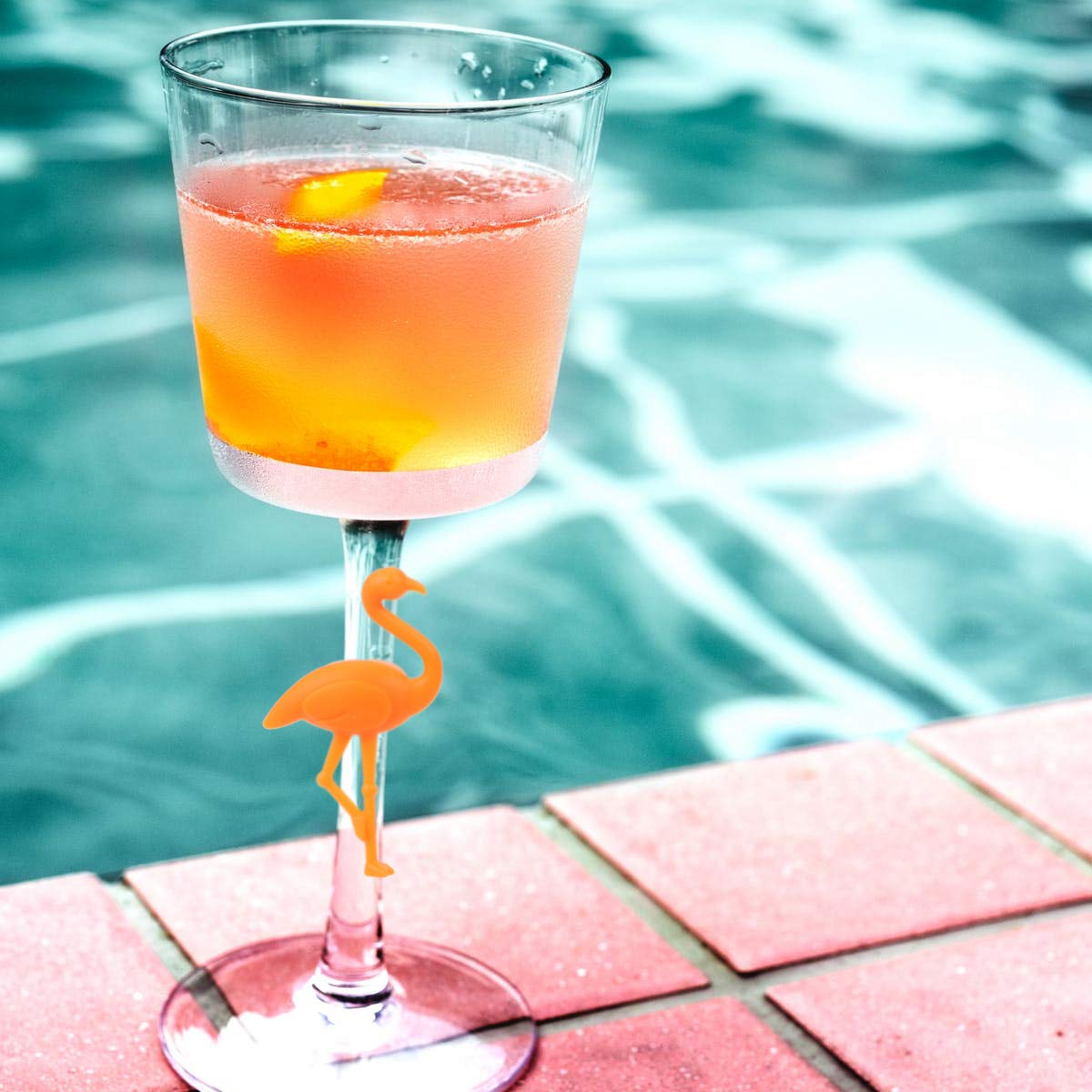 D Oiseaux Bsetonzon Six Marques De Verre Réutilisables De