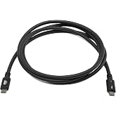 OWC 0.8M Thunderbolt 5 (USB-C) Cable | Up to 80Gb/s of bi-Directional Data Speed, up to 120Gb/s for Higher Display Bandwidth, 240W