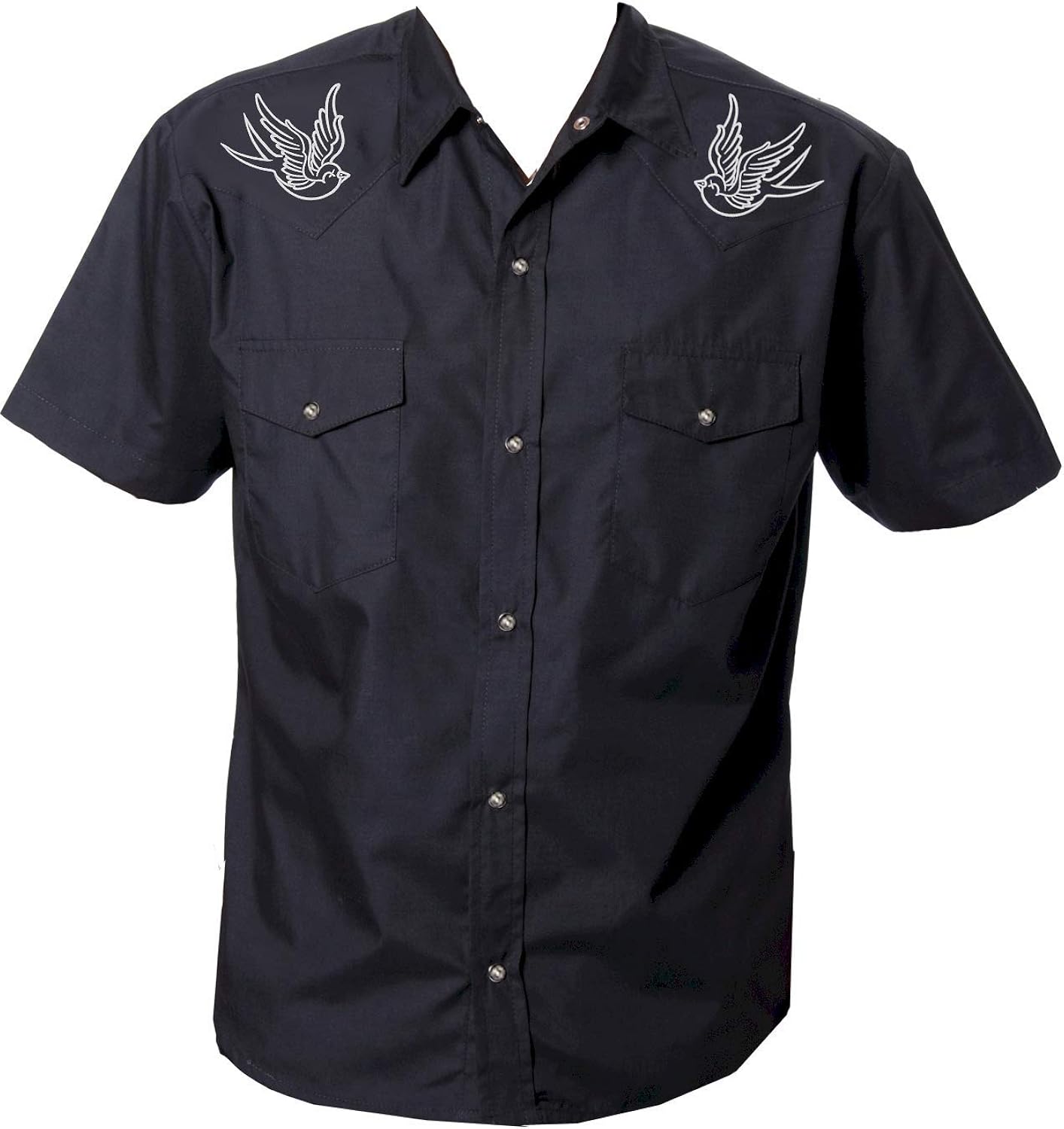 short sleeve snap button western shirts