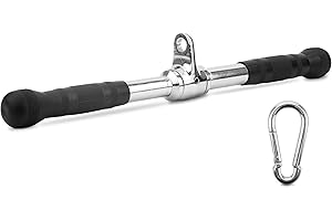 Yes4All Cable Machine Attachment, Double D Handle & Tricep Rope Cable Attachment, Weight Machine Accessories Load 880 LB for Home Gym