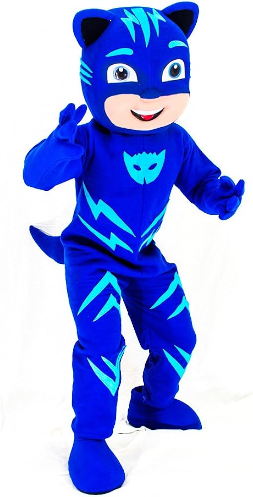 Blue PJ Mask Mascot Costume Catboy Party Adult Halloween Cosplay Connor Character Amazon.ca