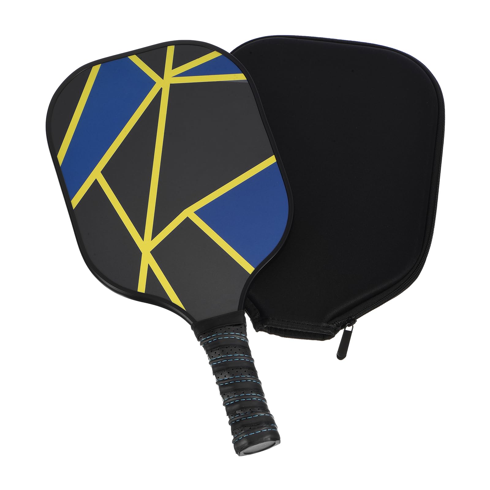 PATIKIL Graphite Pickleball Paddles, USA Pickleball Approved(USAPA) Single Pickleball Paddle, Carbon Fiber Surface Polypropylene Core Anti-Slip Sweat-Absorbing Grip with Cover
