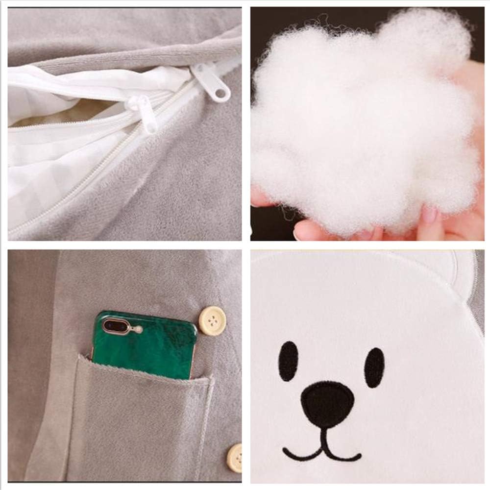 Backrest Pillow?Stuffed Sitting Back Neck Support Bed Pillow for Comfort While Reading & Relaxing Chair Car Seat Sofa Rest Cushion: Kitchen & Dining