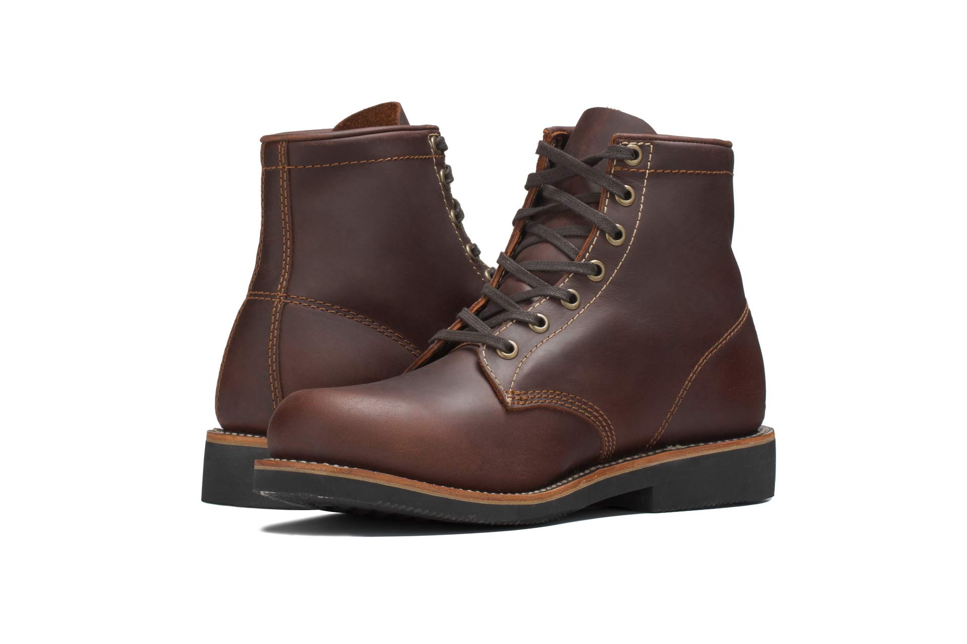 Golden Fox ‘Overlord’ Men’s 6-Inch Service Boot, Leather Welt, Premium Oiled Full Grain Leather, ASTM Rated