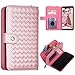 Galaxy S8 Plus Case, Galaxy S8 Plus Wallet Case, Pasonomi PU Leather Protective Shell Detachable Folio Flip Holster Carrying Case with Card Holder for Samsung Galaxy S8+ / S8 Plus 2017 (Rose Gold)