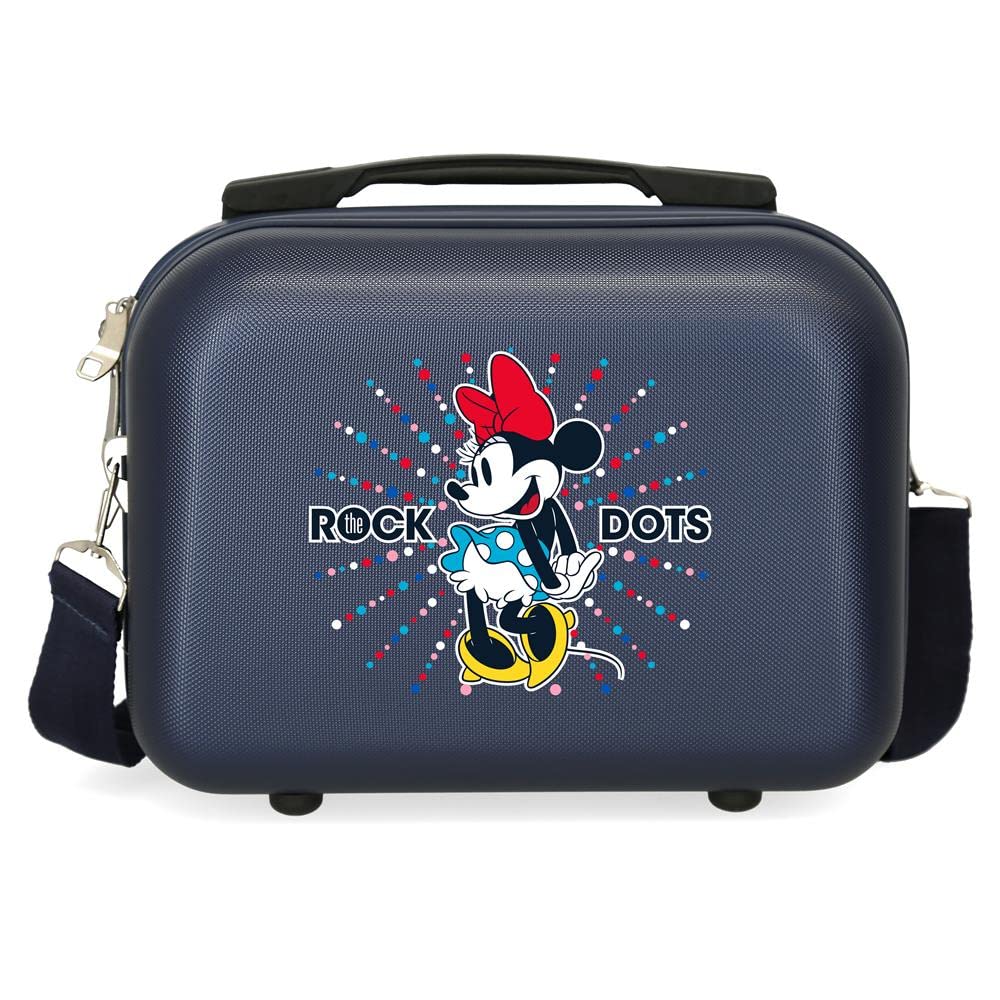 Disney Minnie Rock Dots Blue ABS Beauty Case, 29x21x15 cms — image 1