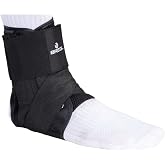 Breg Lace-Up Ankle Brace | Ankle support for sprains, strains &amp; instability, sport activity, universal fit for men and women on the left/right foot 2XL