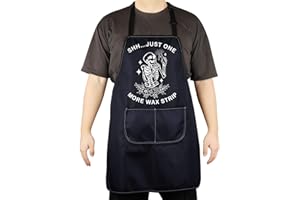 CENWA Wax Strip Apron, Black, 72*68 cm (28.34*26.77inch), Unisex, Beauty Professionals (Waxing Specialists)