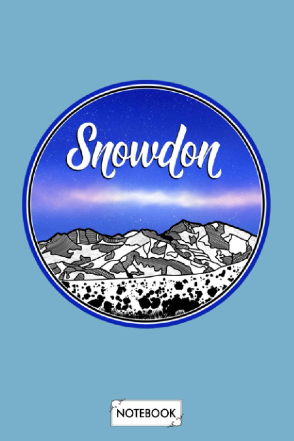 Snowdon Notebook: Planner, Journal, Diary, Matte Finish Cover, Lined College Ruled Paper, 6x9 120 Pages