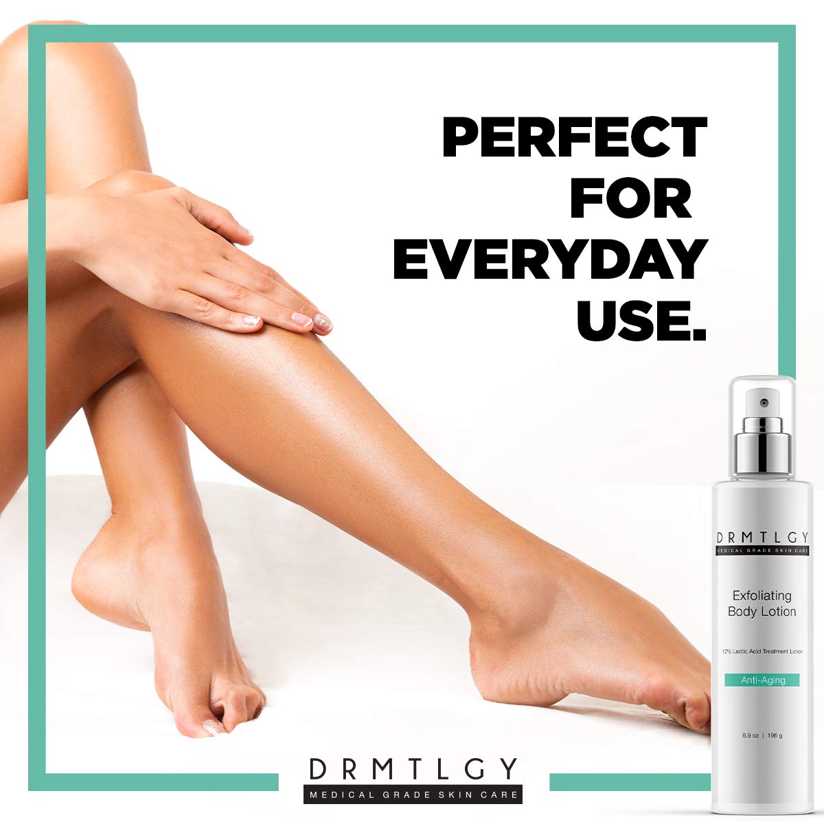 DRMTLGY Keratosis Pilaris Treatment Lactic Acid Skin Lotion. For Rough