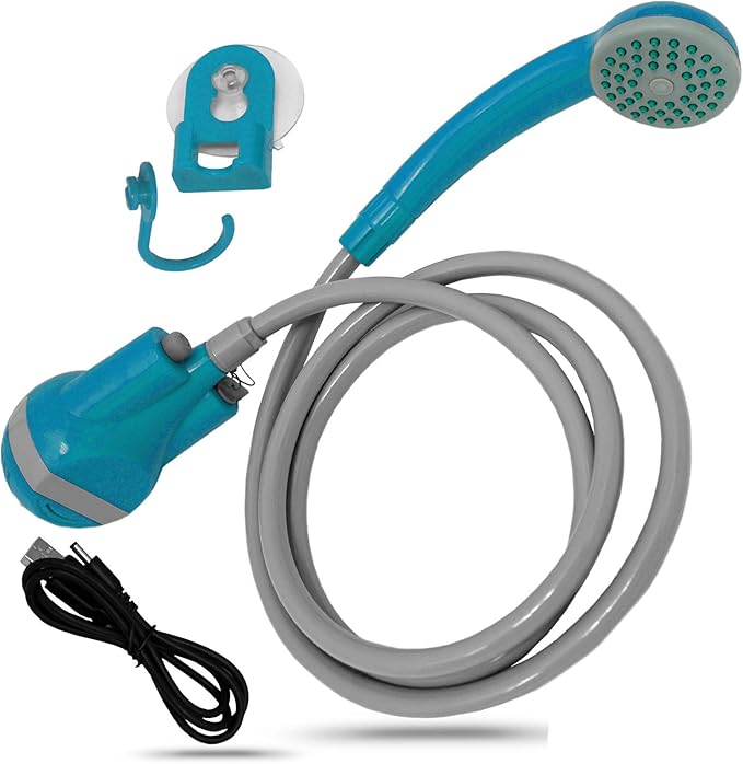 Handheld Indoor Outdoor Portable Shower Hand Held Rechargeable