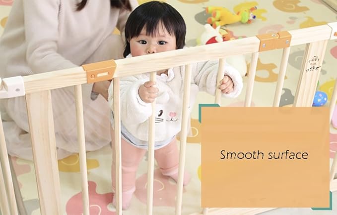 Parc Bebe Grand Parc En Bois Avec Securite Pour Enfants Avec Porte Pour Enfant En Bas Age Hauteur De 66 Cm Cloture Pour Aire Dactivite Pour Bebe Taille 1 150 66cm Parcs Bebe