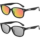 AEANU Polarized Sunglasses for Teens – UV400,Color Mirror Lenses,Matte Frame for Small Faces,Cycling & Outdoor