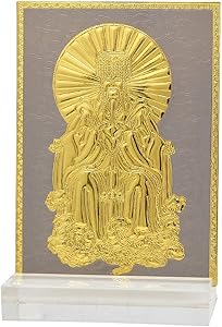 Feng Shui Jade Emperor with Qui Ren Talisman Plaque W4179