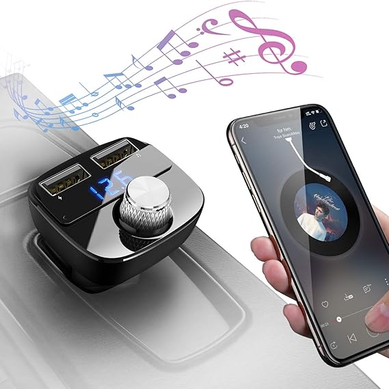 DIVI Bluetooth Car Transmitter,FM Transmitter Car MP3 Amazon.co.uk