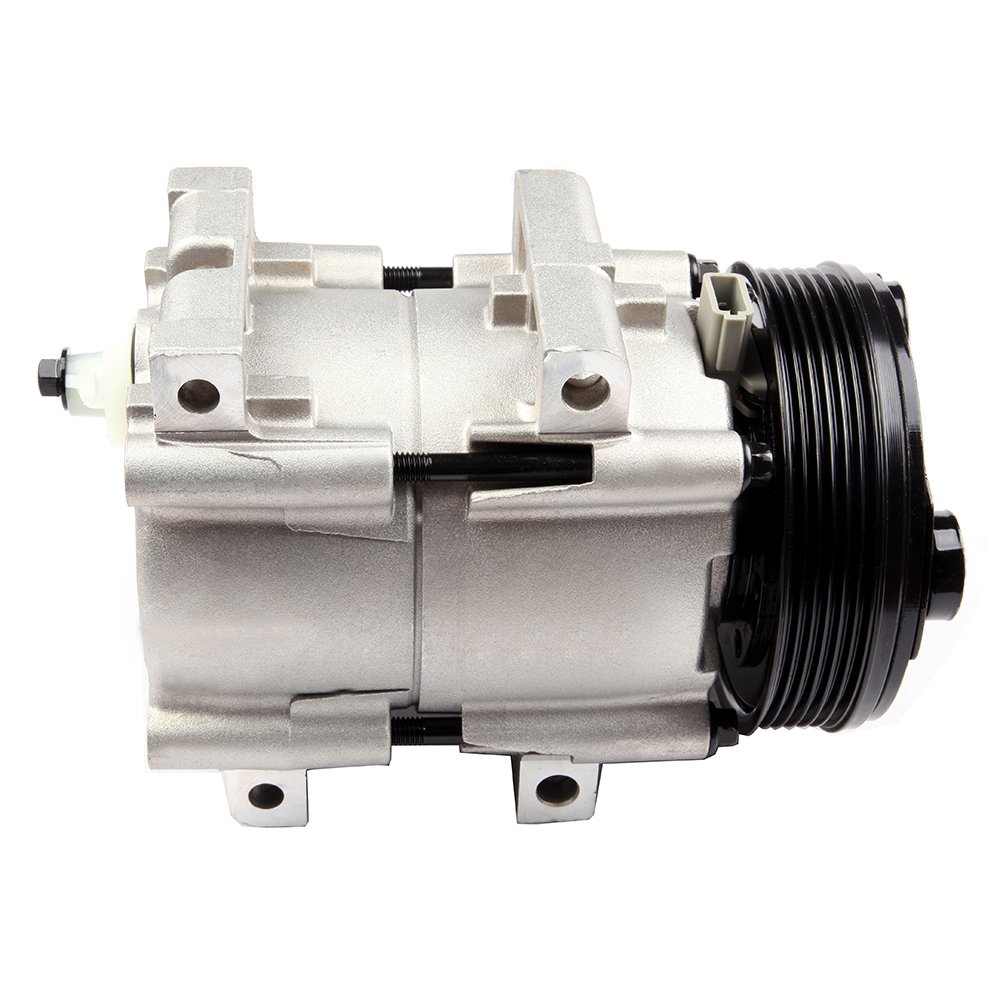 Photo 1 of ECCPP A/C Compressor with Clutch 1994-2004 for Ford Bronco for F-250 for F-350 Mustang 4.9L 5.0L 5.8L Air Conditioning Compressor