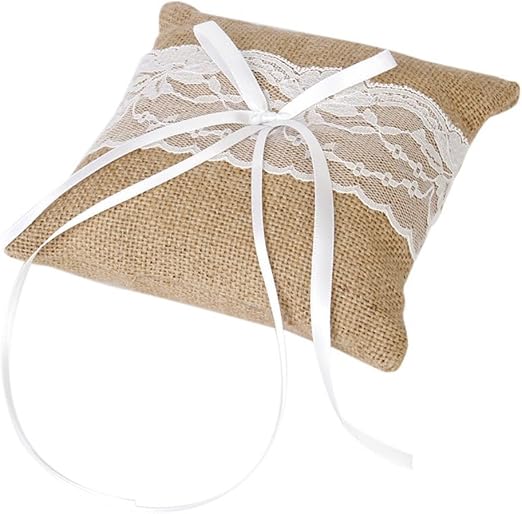 Amazon Com Tinksky Vintage Burlap Lace Bridal Wedding Ceremony