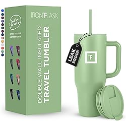 IRON °FLASK Co-Pilot Insulated Mug w/Straw & Flip