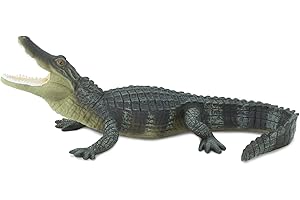 Safari Ltd. Alligator Figurine - Lifelike 6" Reptile Figure - Educational Toy for Boys, Girls, and Kids Ages 3+