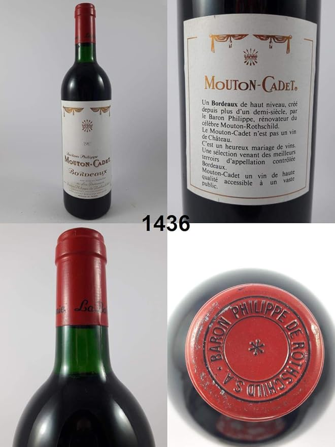 Wein 1985 Mouton Cadet Baron Philippe De Rothschild Amazon De Bier Wein Spirituosen