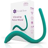 Intimate Rose Vibrating Pelvic Wand for Pelvic Pain Muscle Relief | BPA-Free, Latex-Free (Vibration) for Women and Men - Pelvic Physical Therapy Use for Trigger Point &amp; Tender Point Release