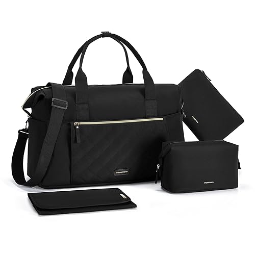 mommore Diaper Bag Tote Mommy Bag for Hospital Large Capacity