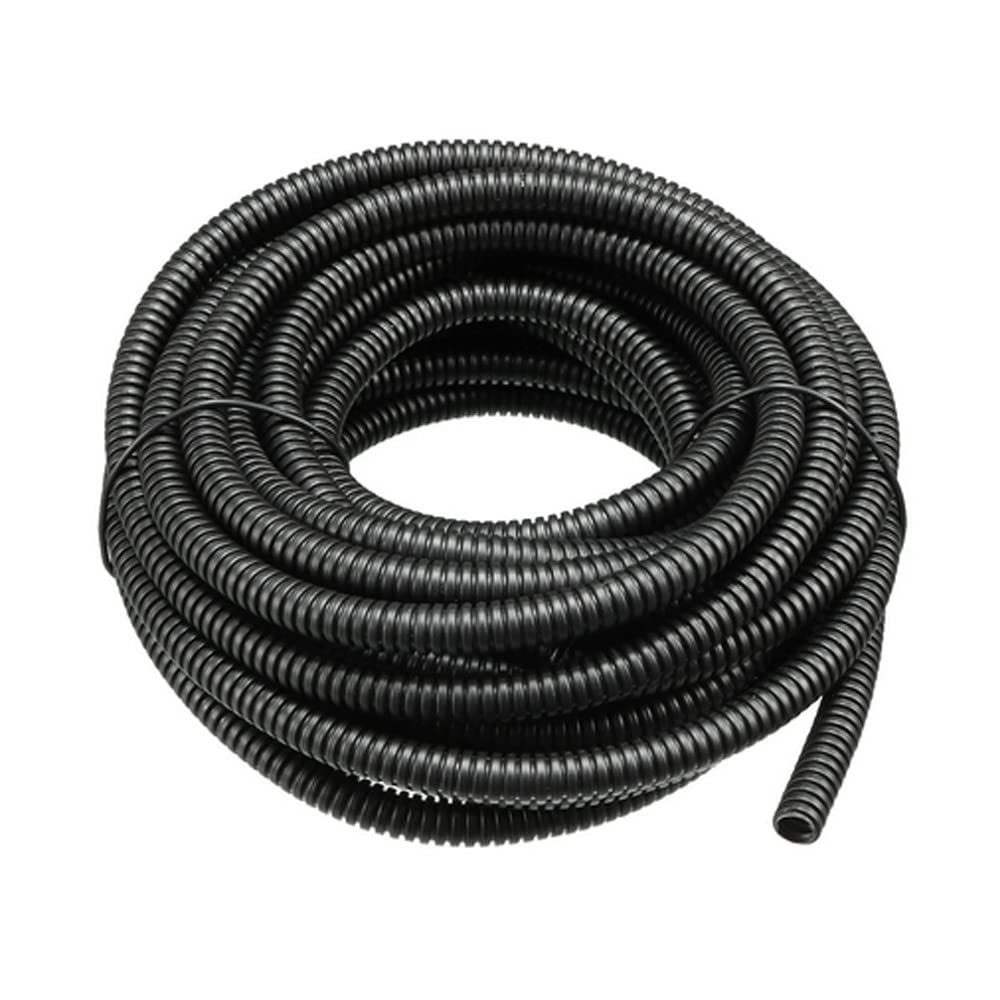 MOCNT Split Loom Wire Auto Split Loom Tubing Wire Conduit Polyethylene Corrugated Flexible Tube Cable Management Sleeve Protection Pipe Cable Tidy Organiser 25mm 5meter