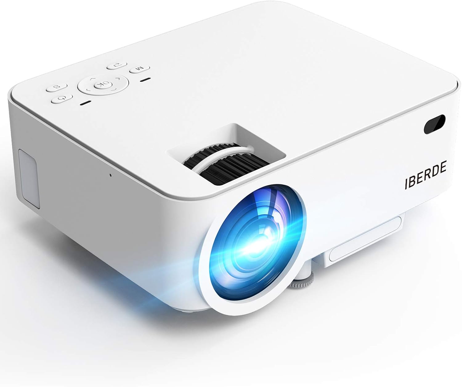 IBERDE Mini Projector, 1080P Supported 
