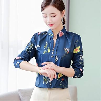 navy chiffon blouse uk
