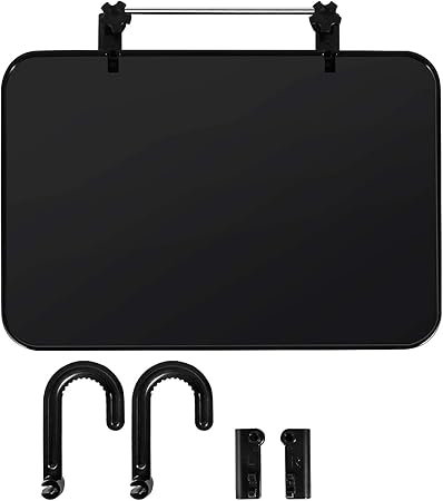 Amazon ハンドル テーブル 車車中泊 折りたたみテーブル 車載用テーブル ノートパソコン用テーブル 車用簡易テーブル カーテーブル 折りたたみ サイドテーブル付き Abs素材 丈夫耐用 角度と高さ調整可能 ハンドルとヘッドレストに取り付け パソコン作業 食事 地図の