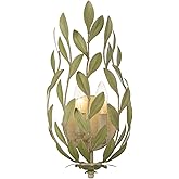 Crystorama Broche 8.25'' Champagne Green Tea Sconce