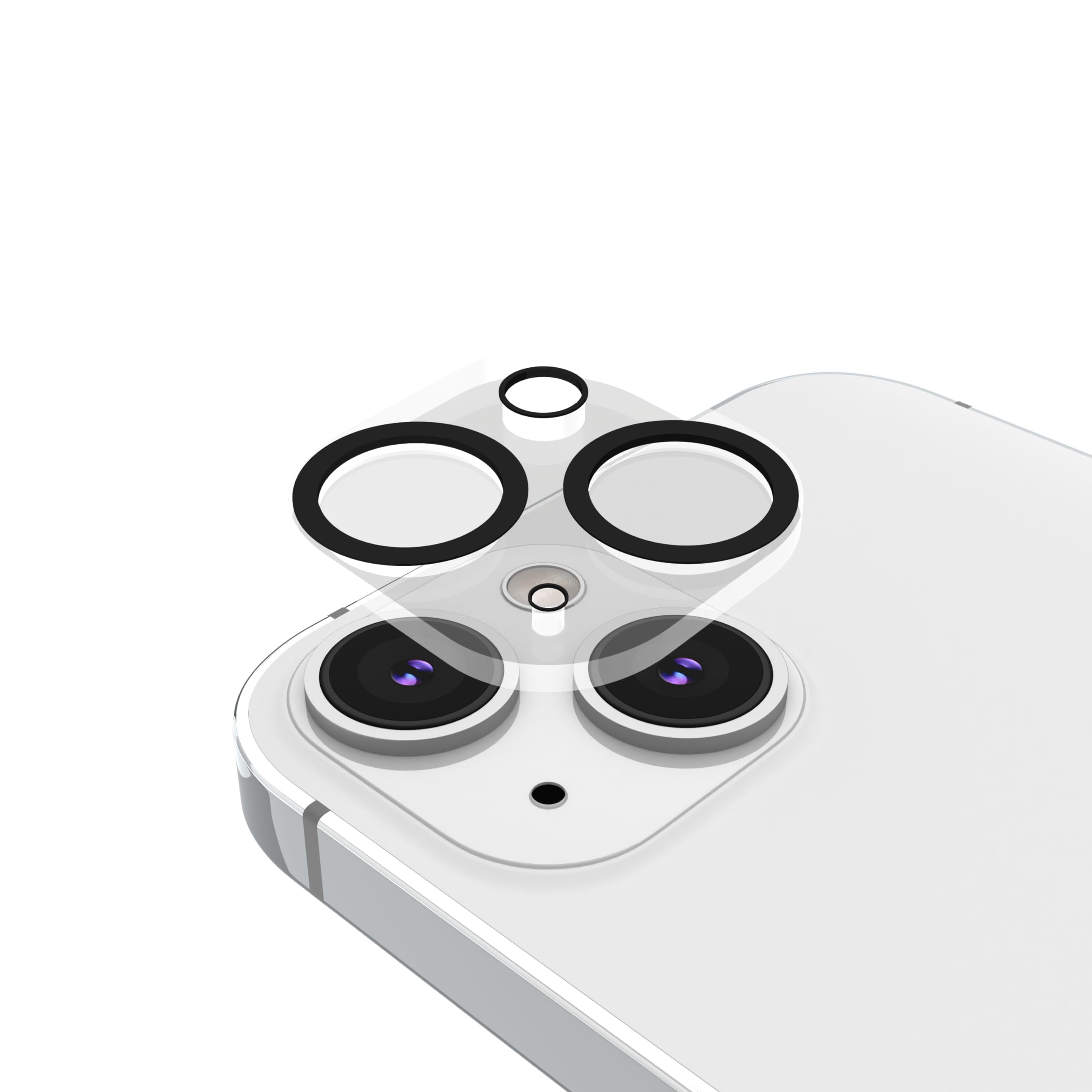 CASE-MATE iPhone 14 Plus/iPhone 14 Camera Lens Protector - 9H Tempered Glass Film with Durable Anti-Scratch, Anti-Shatter Camera Cover -Ultra HD View with Night Shooting, Case Friendly, Easy Install