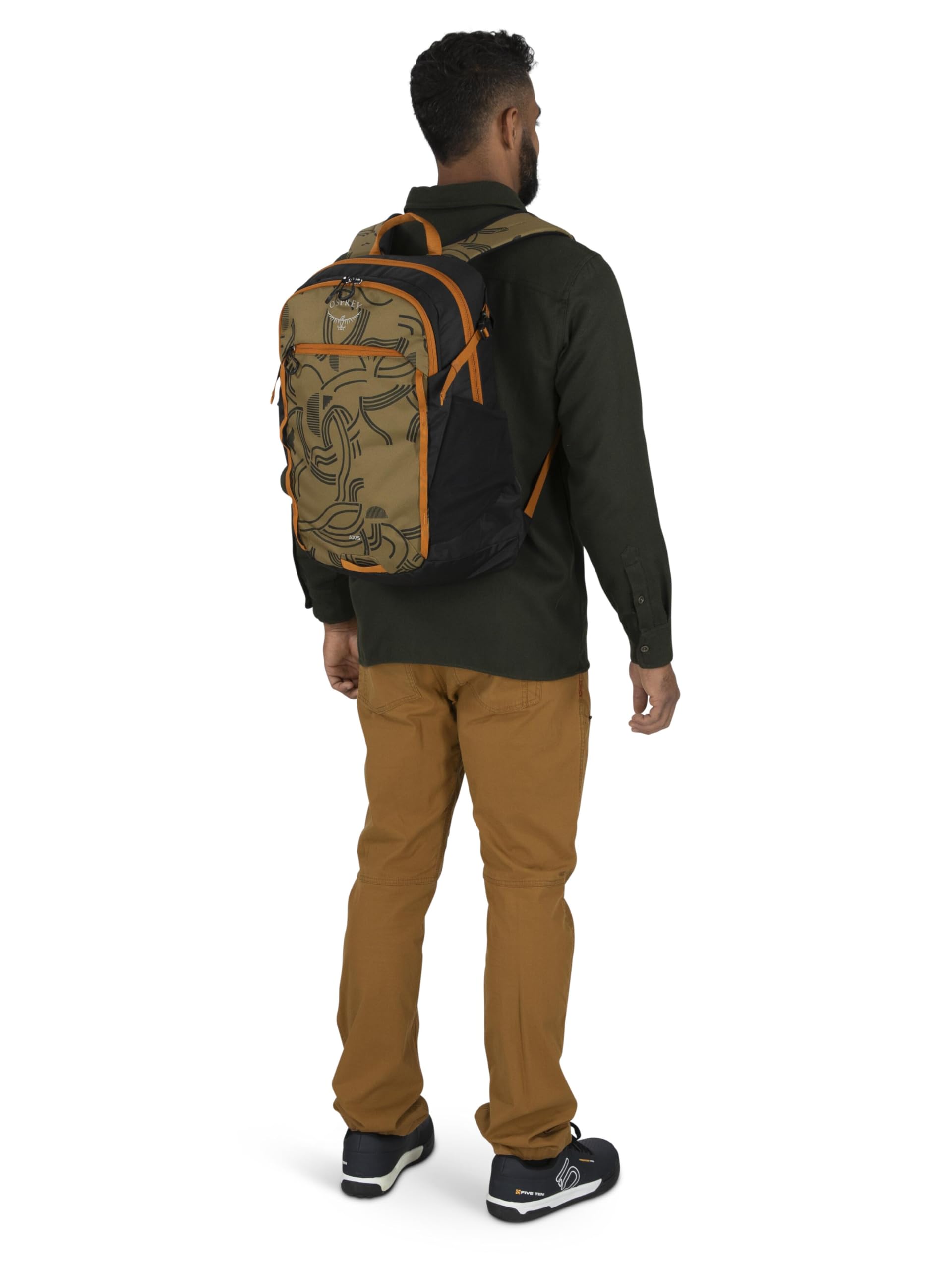 Osprey Axis Laptop Backpack – Sleek Everyday Pack with Laptop Sleeve, Water Bottle Pockets & Compression Straps