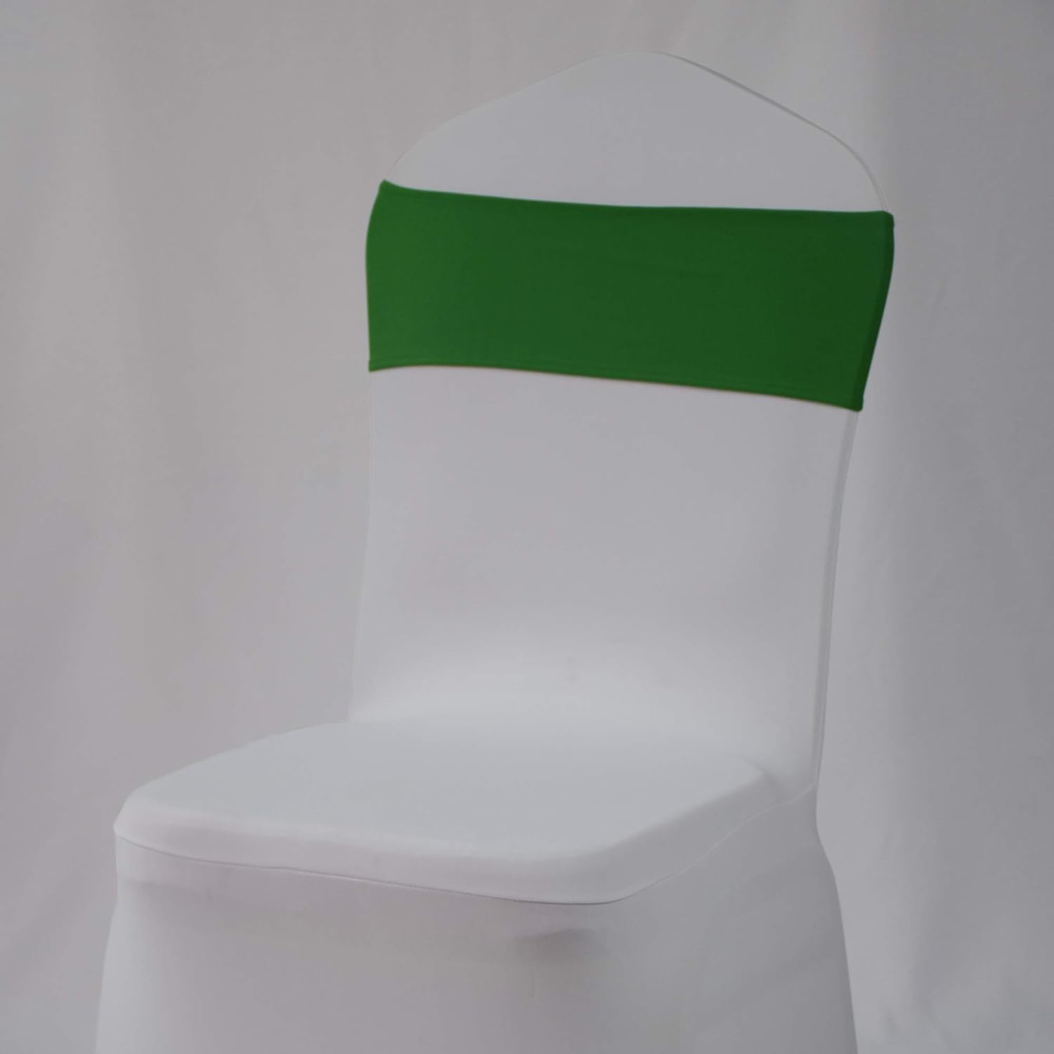 Gelozed 10 PCS Spandex Stretch Chair Sashes Bows for Wedding Reception- Universal Elastic Chair Cover Bands with Buckle Slider for Banquet Party Event Decorations Fresh Green Sashes (Fresh Green, 10): Kitchen & Dining