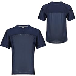 Aumudle Men Blank Plain Football Jersey Practice