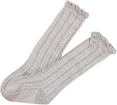 cable knit knee high socks baby