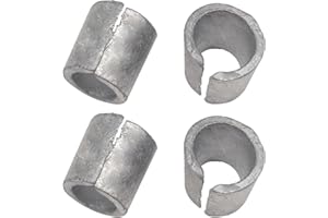 Icyhaws 2 Pair Battery Adaptor Sleeves, Car Battery Terminal Shim Universal Car Accessories Positive & Negative Post Battery Terminal Adapter, Battery Terminal Adapter Positive Post Shim Lead