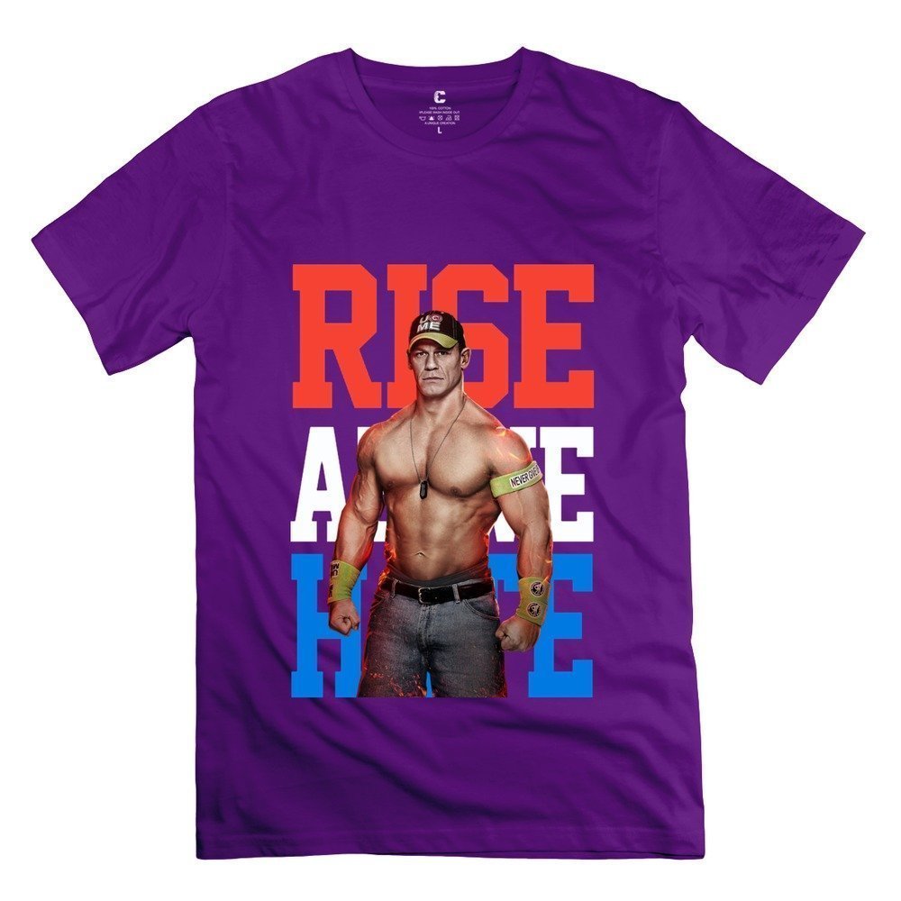 Fire Dog Custom Tees John Cena Rise Above Hate T Shirts Deepheather