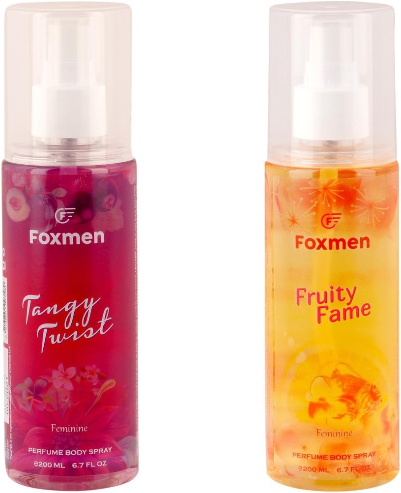 Foxmen Tangy Twist-Fruity Fame Perfume Body Spray - For Women (200 ml)