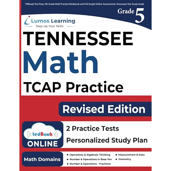 TNReady Test Prep: 4th Grade Math Practice Workbook and Full