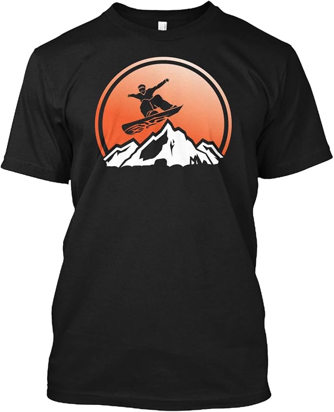 Snowboard Tshirt Snowboarding Retro Style Snowboarder Gift