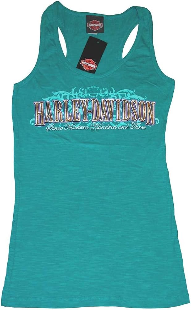 HarleyDavidson Women's Playtime Tank Top Teal 30293121