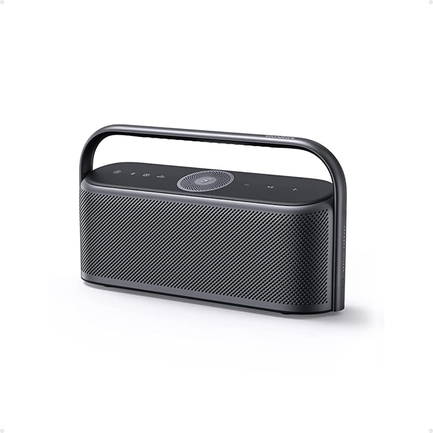 Soundcore Motion X600 Portable Bluetooth Speaker, Hi-Res Spatial Audio with Wireless 50W Sound, IPX7 Waterproof, Pro EQ, AUX-in, Portable Speaker for Home, Office, Backyard and Bathroom Use Image