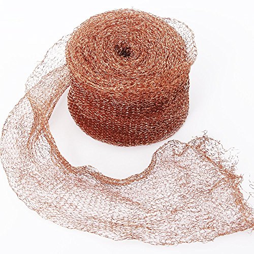Copper Mesh Stuf-Fit 100ft For Mouse Rat Rodent Control, 100% Copper