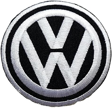 "3 Pieces" Volkswagen Embroidered Iron on Patch ,Sew on Car Logo Clothes Clothing Motorcycle